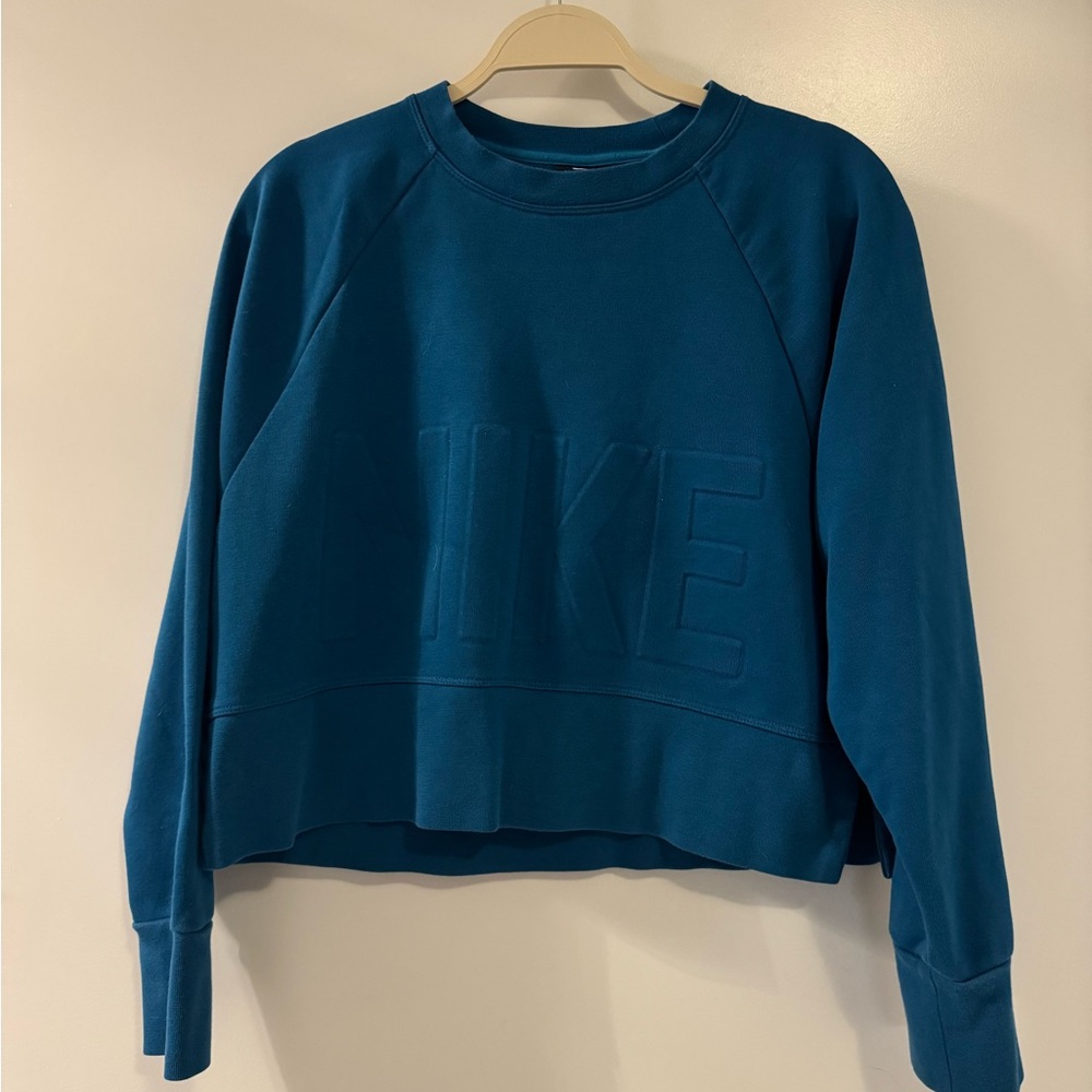 Nike Women's Teal Sweatshirt Size XS/S